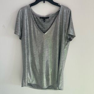 Silver Metallic T-shirt